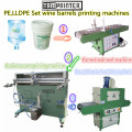 TM-700e Glass Bottle Flat Cylinder Screen Printing Machine